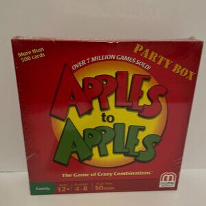 Apples to Apples The Party Box Game Family Party Fun Kids NEW & Sealed